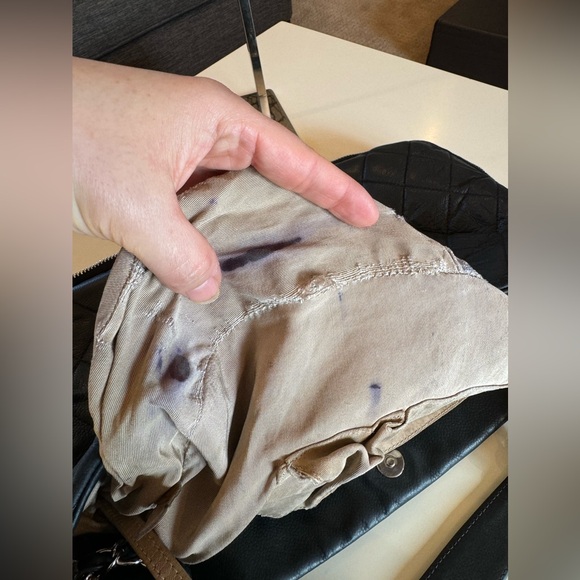 Authentic CHANEL Expandable Zip Around Caviar Quilted Tote Shoulder Bag Black - Picture 15 of 16